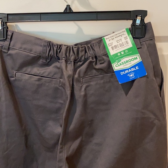NWT Classroom Uniforms Gray Boys Husky pant - Picture 5 of 7